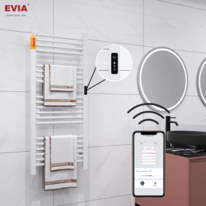 EVIA EV-200-2 Smart Home Heated Towel Rack WiFi Electric Towel Warmer With Timer